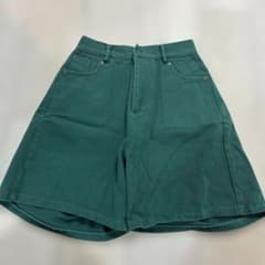 デニム ショートパンツ グリーンのサムネイル