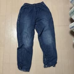 GU メンズ デニムパンツ ウエストゴム　150cmのサムネイル