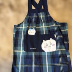 Chiikawa Checkered Apron Cross Back