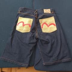 EVISU エヴィス デニム ショートパンツ LOT 2001 サイズ36 EVISU LOT 2001 デニム ショートパンツ 34 - メルカリ
