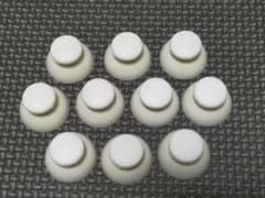 ゲームキューブコントローラー 交換用スティックキャップ グレー 10個セットのサムネイル