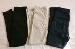 【3点セット】ユニクロ マタニティパンツ まとめ売りのサムネイル