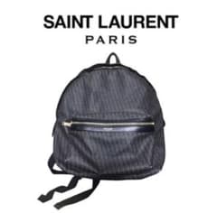 袋付き 値下げ！SAINT LAURENT リュック 総柄 - メルカリ