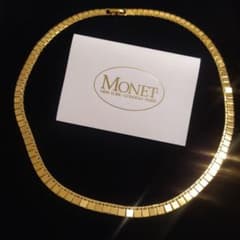 MONET　モネ　ゴールド　ネックレス　 チェーン　ペンダント　ヴィンテージ