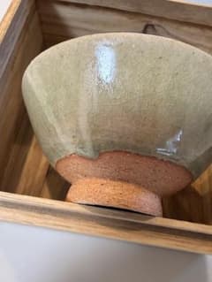 浅倉五十吉　彩釉茶碗　共箱　MA270 青磁釉 茶碗 貫入入 共箱付 抹茶碗 茶道具 - メルカリ