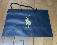 ポロプレイヤー ロゴ ショップ袋 大のサムネイル