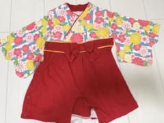 袴ロンパース 女の子 80のサムネイル