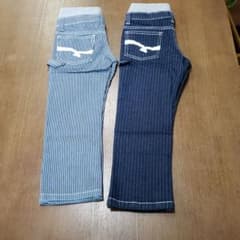 mi様専用 / 110サイズ★試し履きのみ★デニムパンツ2本セットのサムネイル