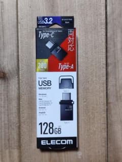 【新品】 エレコム USB Type-C メモリ MF-CAU32128GBKのサムネイル