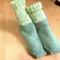 おばぁの手編み　あったかソックスのサムネイル
