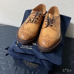 【未使用】Tricker's ブローグシューズ M5095　7.5（プー49） 未使用】Tricker's ブローグシューズ M5095 7.5（プー49