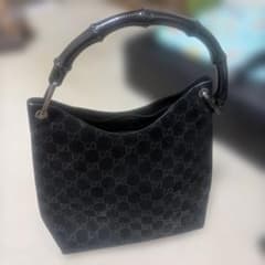 GUCCIバンブーGGキャンバス ショルダーバッグのサムネイル