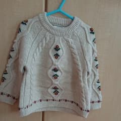 人気♪ZARA刺繍ニット 110cmのサムネイル