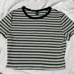 SHEIN EZwear リブニット ストライプ トップスのサムネイル