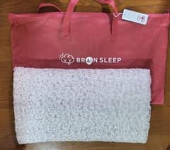 BRAIN SLEEP STANDARD 枕 ホワイト 収納バッグ付き - メルカリ