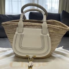 Chloe クロエ マーシー かごバッグ バスケットバッグ ホワイトのサムネイル