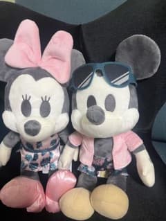 ミッキー&ミニーデココレスイムウェアBIGぬいぐるみ