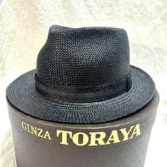 GINZA TORAYA MINERVA 本パナマハット 61cm 黒 GINZA TORAYA MINERVA 本パナマハット 61cm 黒 - メルカリ