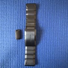 りょくちゃん専用！GARMIN 純正ブラック金属ベルト 22mmグレー - メルカリ