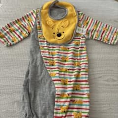 Winnie the Pooh Romper and Bib Set, Sizes 50-60cm