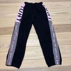 キッズ ロングパンツ ブラック 110cm ダンス スポーツのサムネイル