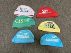 <カシス様専用> 競泳・練習キャップのサムネイル