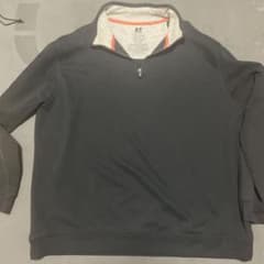 RUSSELL ATHLETIC ハーフジップ スウェット ブラック XXLのサムネイル