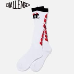 CHALLENGER CHALLENGERS SOCKS WHITE - メルカリ