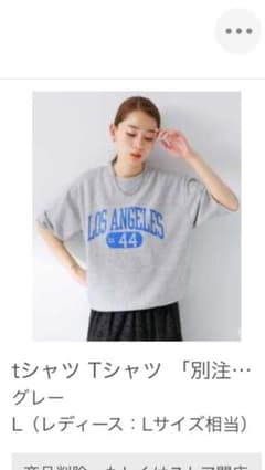 別注 Champion×Sonny Label　ロゴスウェットTシャツ　Lサイズのサムネイル