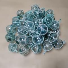 ガラス浮球 浮き玉 ガラス玉 漁具 50個セット 網紐付き - メルカリ