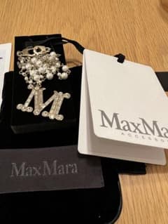Max Maraマックスマーラ　ネックレス　Mロゴ　パールのサムネイル