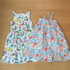 H&M マザウェイズ 120cm ワンピース 2枚セットのサムネイル