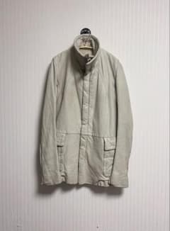 Rick Owens ハイネック　ニットドッキング　ラムレザージャケット　42 Rick Owens ハイネック ニットドッキング ラムレザージャケット 42