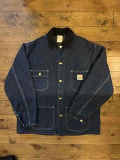 Carhartt デニムカバーオールライニング USA製80s 8LC 44 - メルカリ