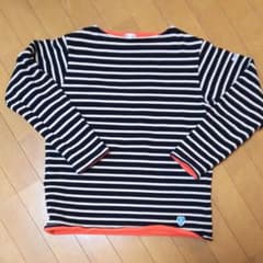 ORCIVAL  バスクシャツ フリース  ベージュ×ブラックのサムネイル