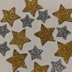 グリッター　星　シール　即購入可のサムネイル