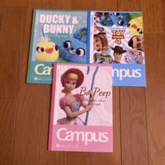 ディズニー Campusノート トイストーリー　3冊セットのサムネイル