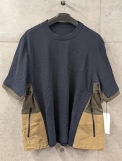 sacai サカイ スポーツミックス Tシャツ 22-02734M ネイビー 3 sacai サカイ スポーツミックス Tシャツ 22-02734M ネイビー 3 - メルカリ