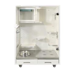 小動物用ケージ チンチラゲージ ケージ 80cm [組み立て完成品]+回し車