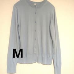 UNIQLO 水色 Mサイズ カーディガンのサムネイル