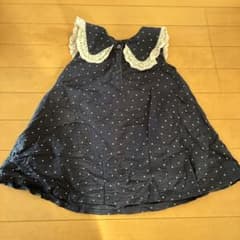 petit main ドット柄 ワンピース 90cmのサムネイル