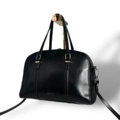 BREE ブリー ビジネスバッグ 2way トートバッグ レザー ネイビー 本革 