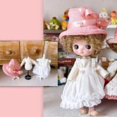 左側【3点set】プチブライス アウトフィット - メルカリ