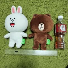 ペ*ン様 LINE FRIENDS ぬいぐるみ コニー ブラウン 2体セットのサムネイル