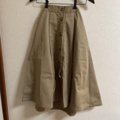 フロントボタンタックフレアスカートのサムネイル