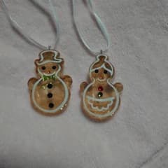 スワロフスキー　オーナメント2つ