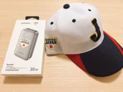 く*6様 侍ジャパン　応援グッズ　キャップ&モバイルバッテリー② K*z様 か*ぱ様 侍ジャパン 応援グッズ キャップ&モバイルバッテリー③