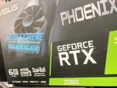 一年間保証 ASUS PH-RTX2060-6G 新品開封 動作確認済み！のサムネイル