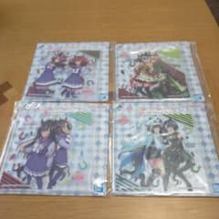 ウマ娘 一番くじ スクエアアクリルスタンド 4種セットのサムネイル