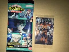 僕のヒーローアカデミア カードソフトクッキー ビジュアルレアカードのサムネイル